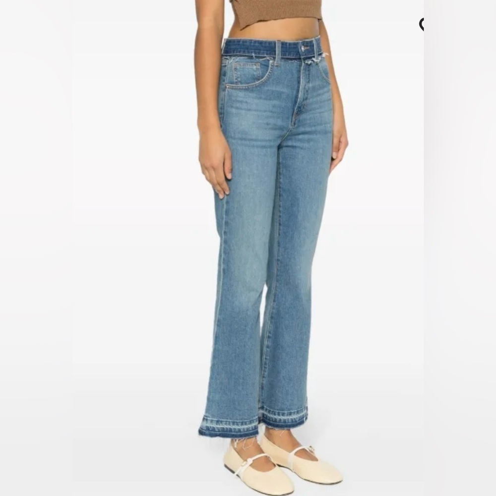 Veronica Beard
Carson high-rise flared jeans
Size 27 exc condition